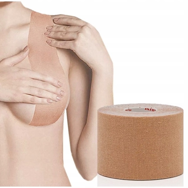 TAŚMA DO BIUSTU NA PIERSI MODELUJĄCA UNOSZĄCA DEKOLT PUSH UP 50 MM 500CM