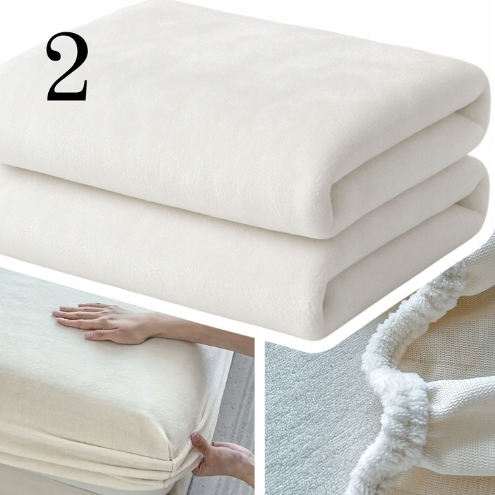 PRZEŚCIERADŁO Z GUMKĄ 120x200 PLUSZOWE POLAROWE MIŚ MIĘKKIE CIEPŁE