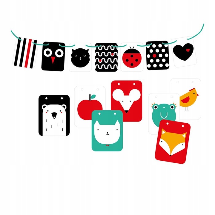 CZUCZU STARTER MALUCHA KSIĄŻECZKI KONTRASTOWE 0m+