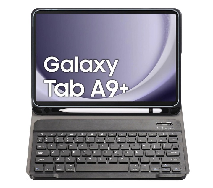 ETUI KLAWIATURA DO SAMSUNG GALAXY TAB A9 + PLUS 11.0" X210 X215 X216 CZARNY
