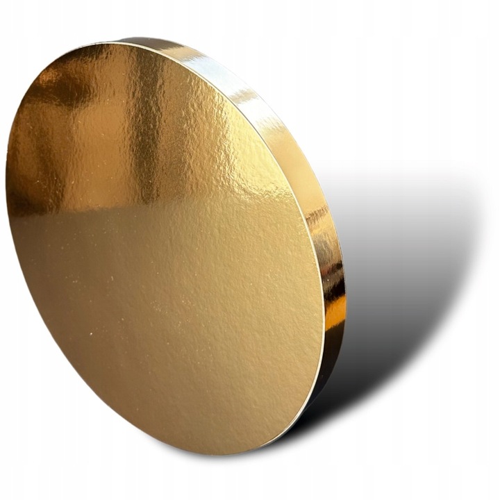 Podkład pod tort STYRODUR ZŁOTY 40 cm TWARDY ZŁOTY BOK Gruby CakeDecor