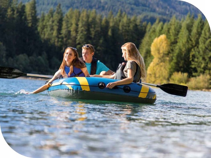 Ponton Intex Challenger 3-osob Pompka + Wiosła 68370 MODEL 2024