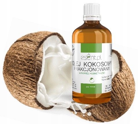 Olej KOKOSOWY Frakcjonowany Frakcja PŁYNNA 100ml Esent