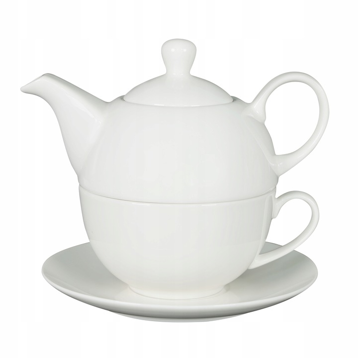 LIVELLO Zestaw Dzbanek Porcelanowy 400 ml Filiżanka 250 ml Na Herbatę
