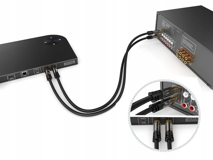 KABEL 2RCA - 2RCA CINCH HQ STEREO OFC NAKAMICHI 1m