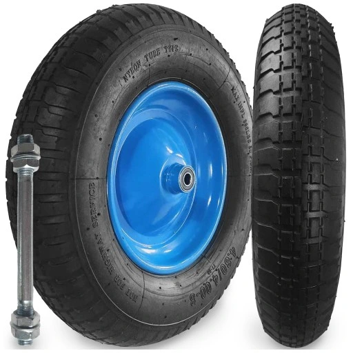 KOŁO KÓŁKO DO TACZKI TACZEK 4.80/4.00-8 6PR+oś