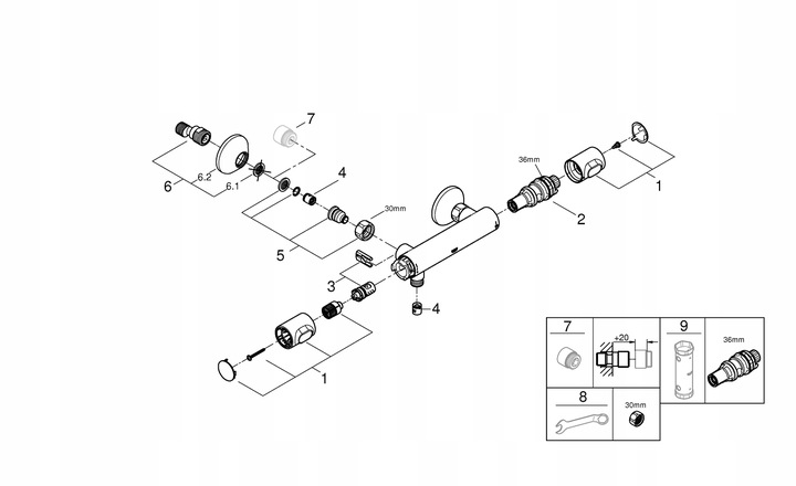 Grohe Precision Flow bateria prysznicowa 34840000