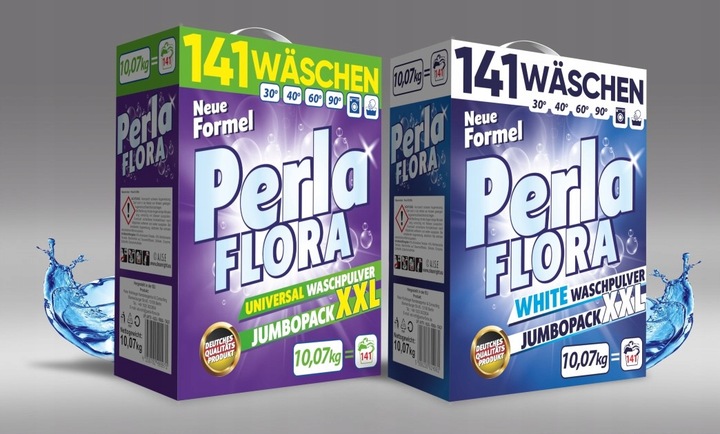 PROSZEK DO PRANIA PERLA FLORA 10,07KG uniwersalny PERLA FLORA
