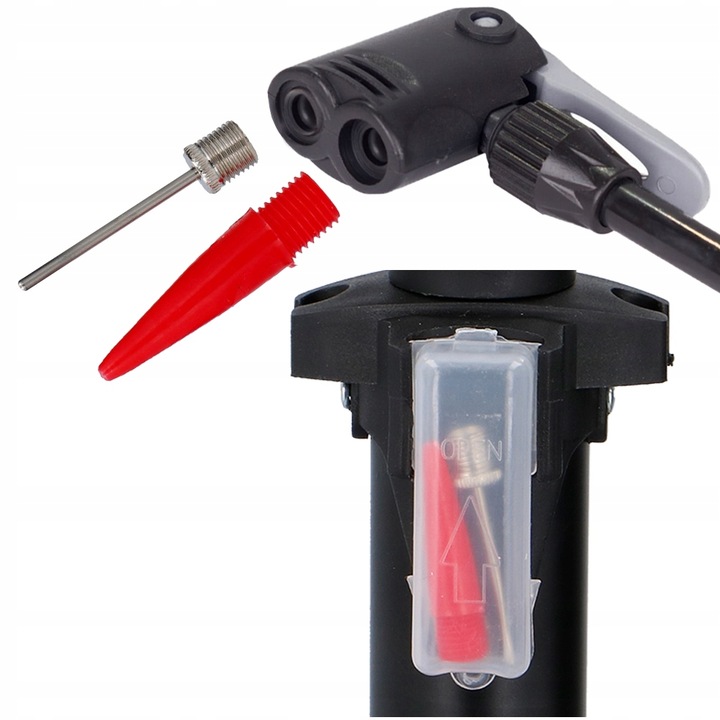 DUNLOP Pompka rowerowa 12 BAR z manometrem dolnym