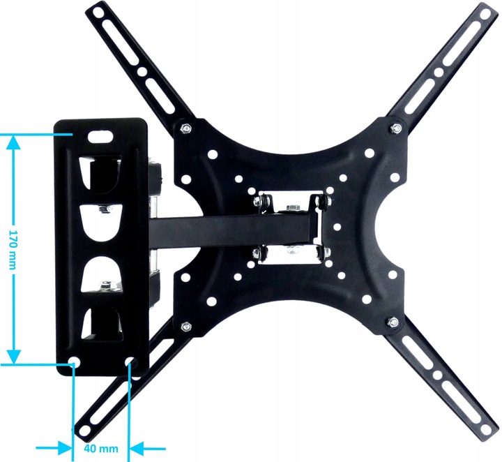 UCHWYT DO TELEWIZORA 32-55" WIESZAK UNIWERSALNY REGULOWANY DO KAMPERÓW