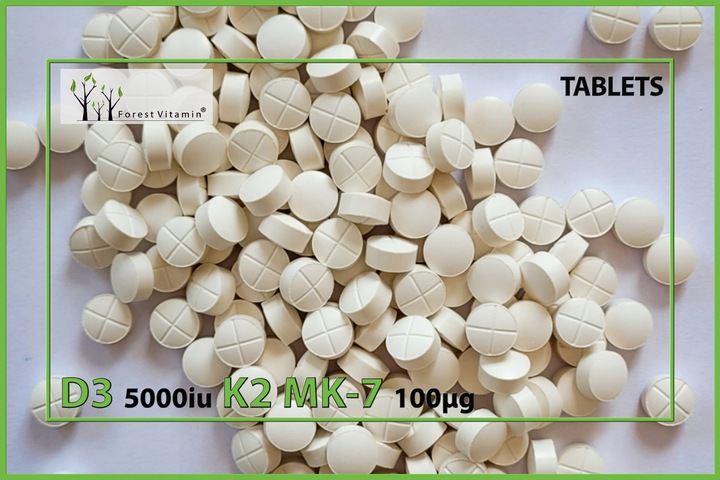 WITAMINA D3 5000 iu K2 MK-7 100 mcg 250 tab