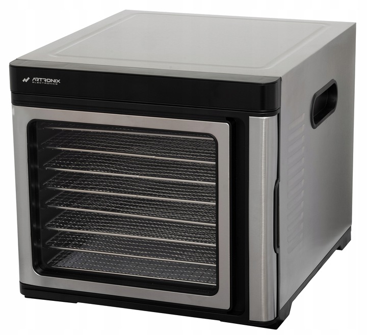 SUSZARKA SPOŻYWCZA DO GRZYBÓW OWOCÓW WARZYW ZIÓŁ TIMER LCD STALOWA 9