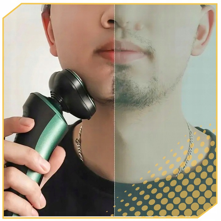 GOLARKA MĘSKA MASZYNKA TRYMER 4W BRODY WŁOSÓW BEZPRZEWODOWA DO GOLENIA