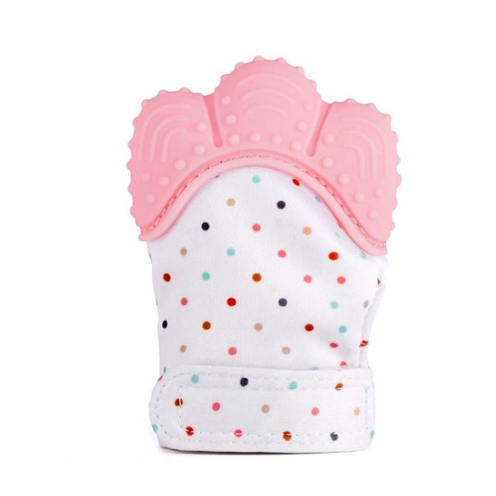 GRYZAK RĘKAWICZKA NA ZĄBKOWANIE NIEMOWLĘ KOLORY