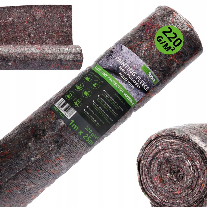 FILC OCHRONNY Z FOLIĄ MATA MALARSKA 1x25mb 220G/M2