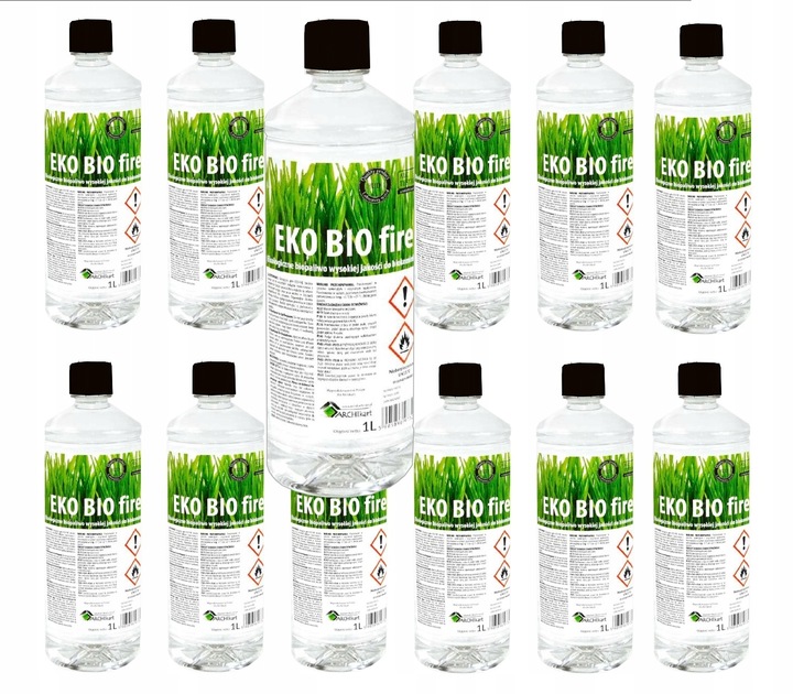 BIOPALIWO do BIOKOMINKA bioetanol bezpieczne 12 litrów