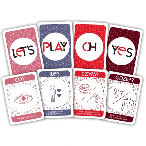 GRA DLA PAR - OH YES! PINK erotyczna wstępna WYZWANIA prezent WALENTYNKI