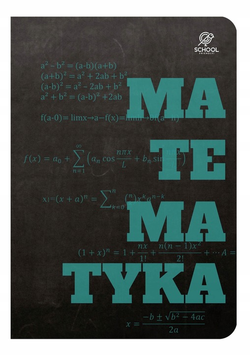 Komplet 10 zeszytów A5 64k z GEOMETRIĄ ze ściągami
