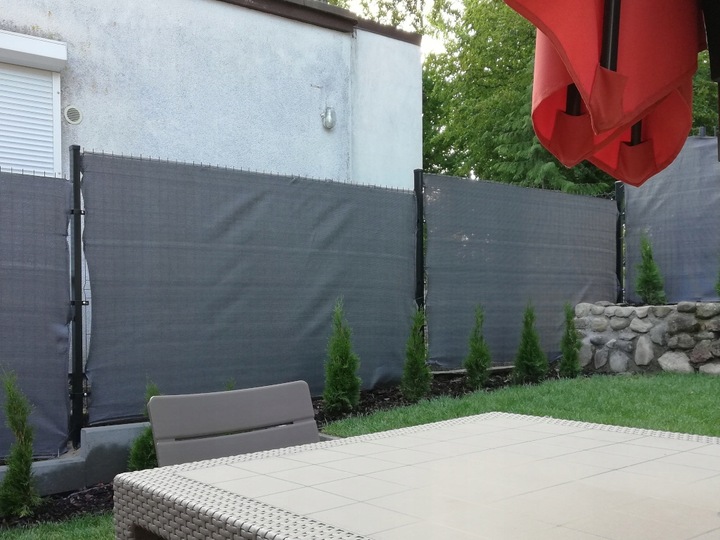 SIATKA CIENIUJĄCA 1,2x25m MASKUJĄCA 90% OSŁONA MATA NA OGRODZENIE PŁOT