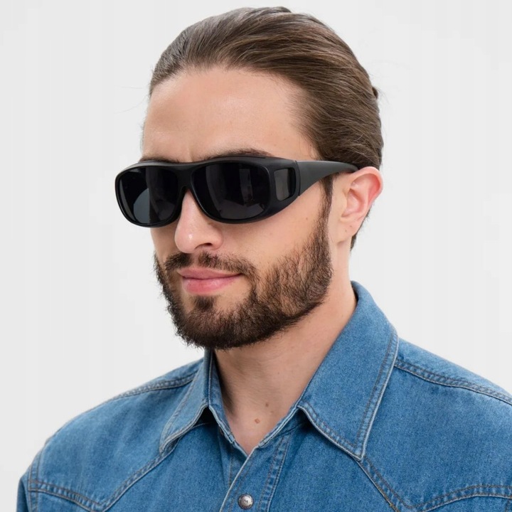 Okulary Przeciwsłoneczne Żółte Rowerowe do Jazdy Samochodem Nocą i w Dzień