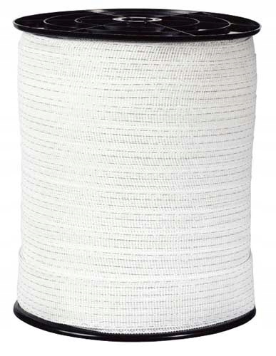 TAŚMA OGRODZENIOWA BASIC DLA KONI 200 MB / 20 MM BIAŁA PASTUCH