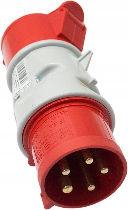 Adapter siłowy wtyczka 32A/5P z gniazdem16A/5P IP44