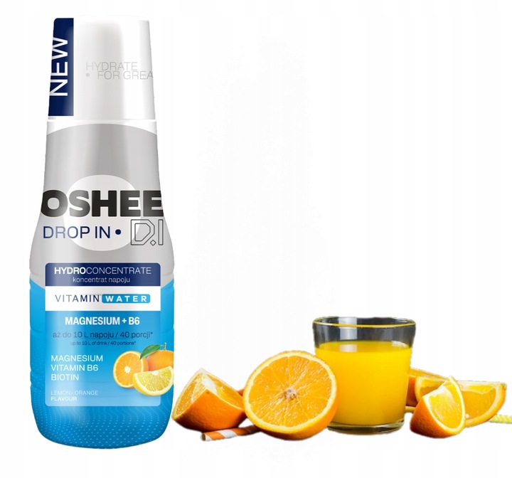 OSHEE ZERO SYROP KONCENTRAT DO SODASTREAM Grejpfrut Elektrolity i witaminy