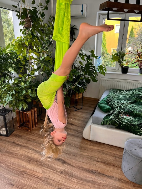 Hamak - chusta akrobatyczna dla dzieci, 10 kolorów, 4 metry, szeroki 260 cm