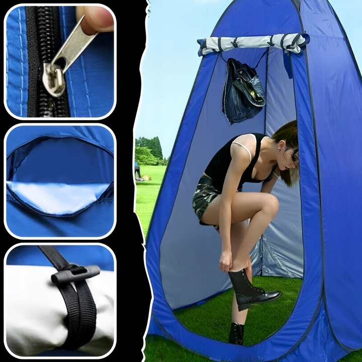 Namiot na Prysznic Przebieralnia Toaleta WC Przenośna Plażowy Kempingowy