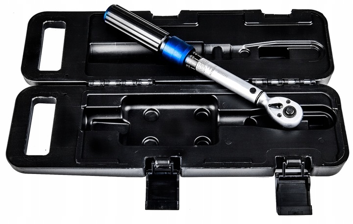 KLUCZ DYNAMOMETRYCZNY 1-25NM Z BLOKADĄ 1/4'' ETUI CERTYFIKAT