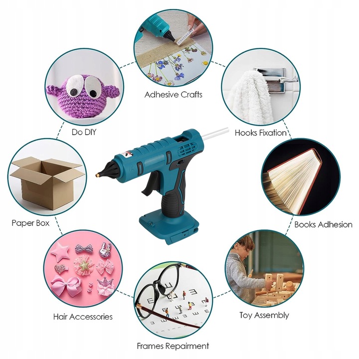 Akumulatorowy pistolet do kleju Makita