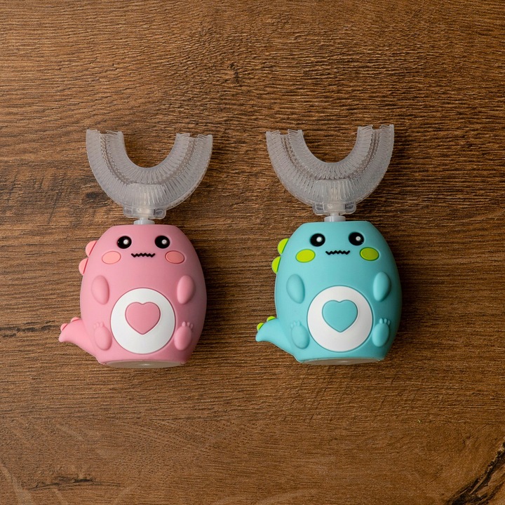 SZCZOTECZKA SONICZNA DO ZĘBÓW ELEKTRYCZNA AKUMULATOROWA DLA DZIECI 2-12 LAT