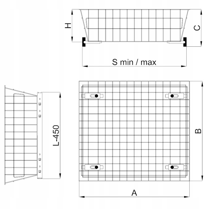 Szuflada kosz MD 50 H-200 biały PEŁNY WYSUW JAKOŚĆ