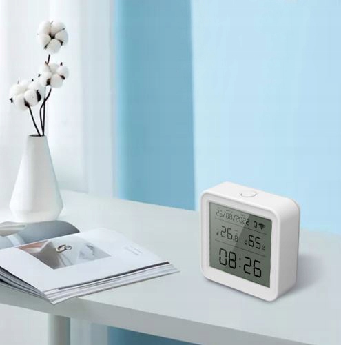 CZUJNIK TEMPERATURY I WILGOTNOŚCI TERMO-HIGRO TUYA SMART LIFE WIFI