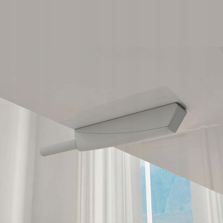 SZAFA DĄB WOTAN BIAŁA GARDEROBA DUŻA NA UBRANIA OTWIERANA 2 SZUFLADY