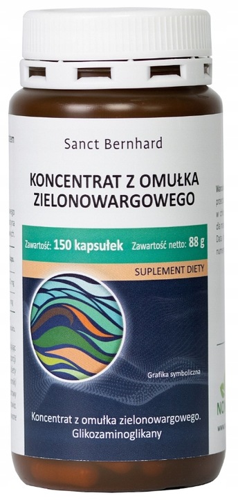 Omułek Zielonowargowy Sanct Bernhard 150 kapsułek
