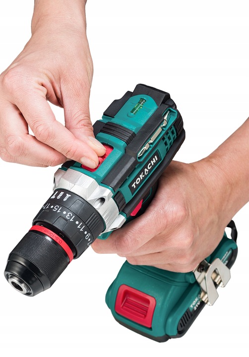 WIERTARKO WKRĘTARKA AKUMULATOROWA UDAROWA WIERTARKA 2xAKU METALOWA