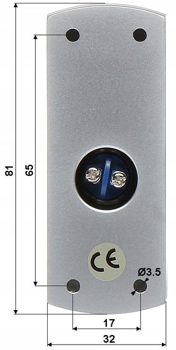 PRZYCISK EXIT FURTKA BRAMA WYJŚCIE NATYNKOWY LED