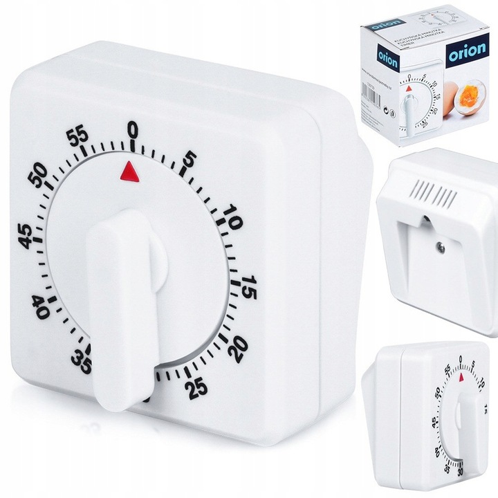 Minutnik KUCHENNY analogowy ręczny czasomierz stoper do gotowania pieczenia