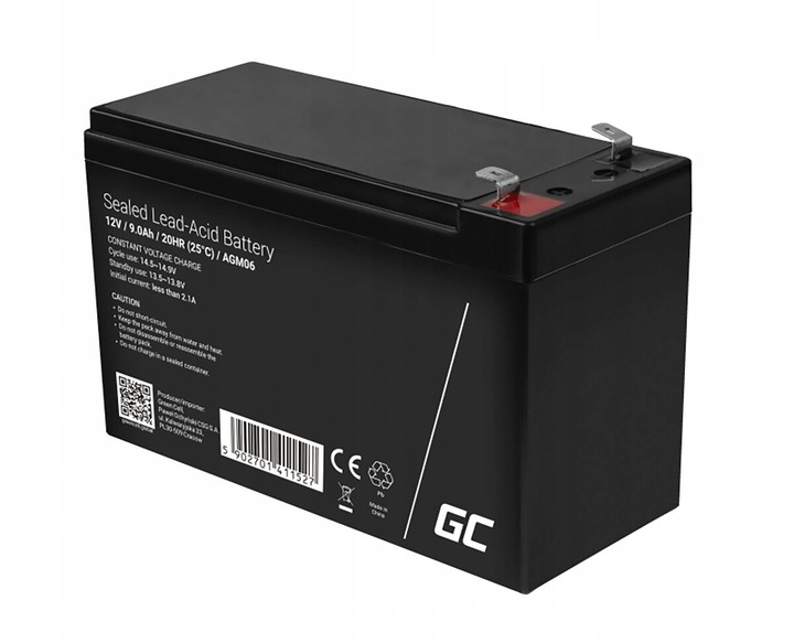 Akumulator GREENCELL AGM06 9Ah 12V