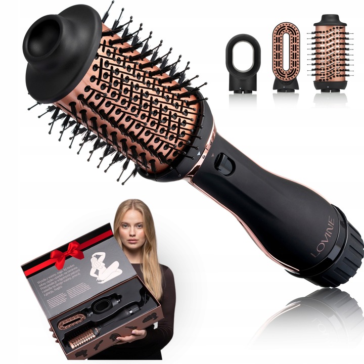 Szczotko suszarka do włosów prostownica lokówka LOVINE LOVHD5000 1200W