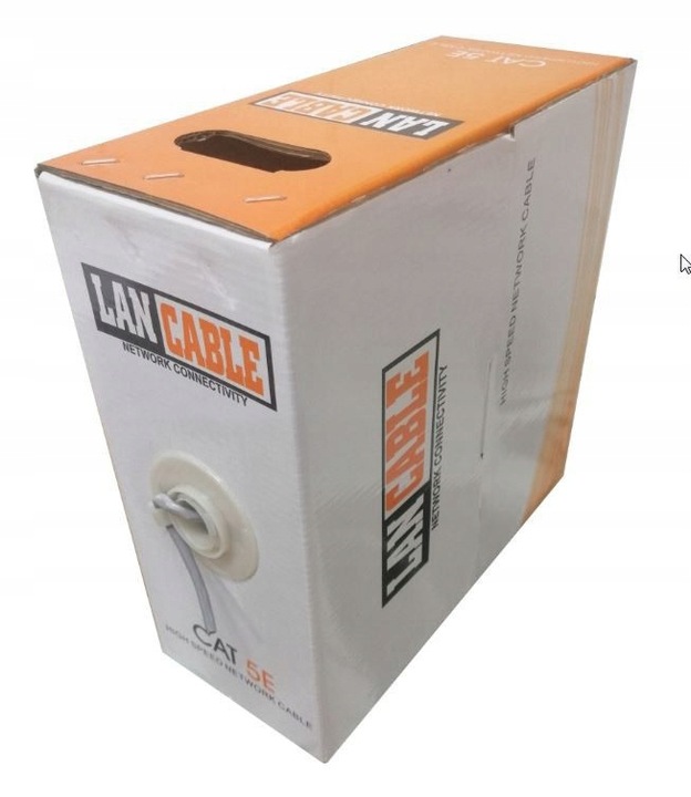 KABEL SIECIOWY UTP KAT 5E 100 m SKRĘTKA EUROKOMP