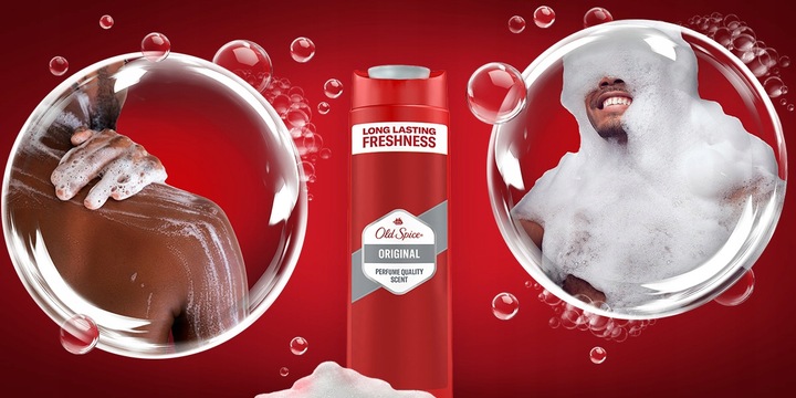Old Spice Original Żel męski pod prysznic i szampon 3w1, 6 x 400ml