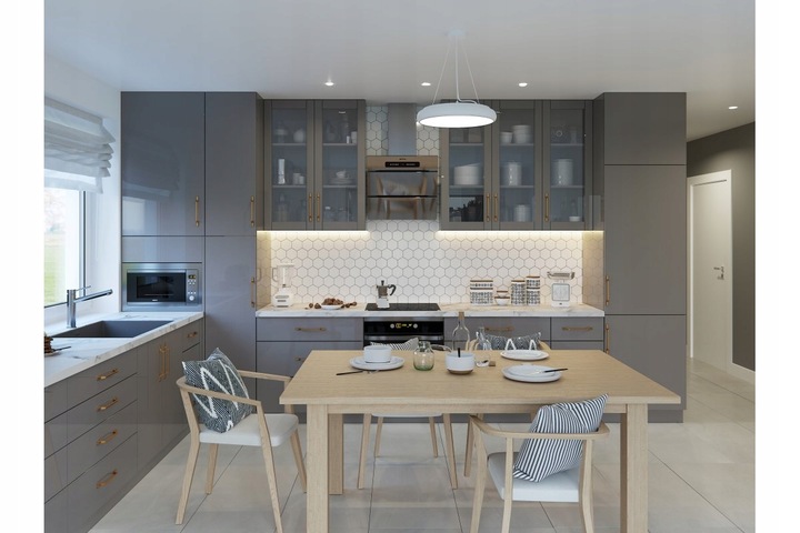 SZUFLADA GTV AXIS PRO 500D B. WYSOKA L500 H199 ANTRACYT CICHY DOMYK