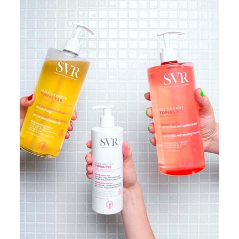 ŻEL DO MYCIA DLA SKÓRY WRAŻLIWEJ CIAŁA TWARZY SVR TOPIALYSE LAVANT 1000 ML