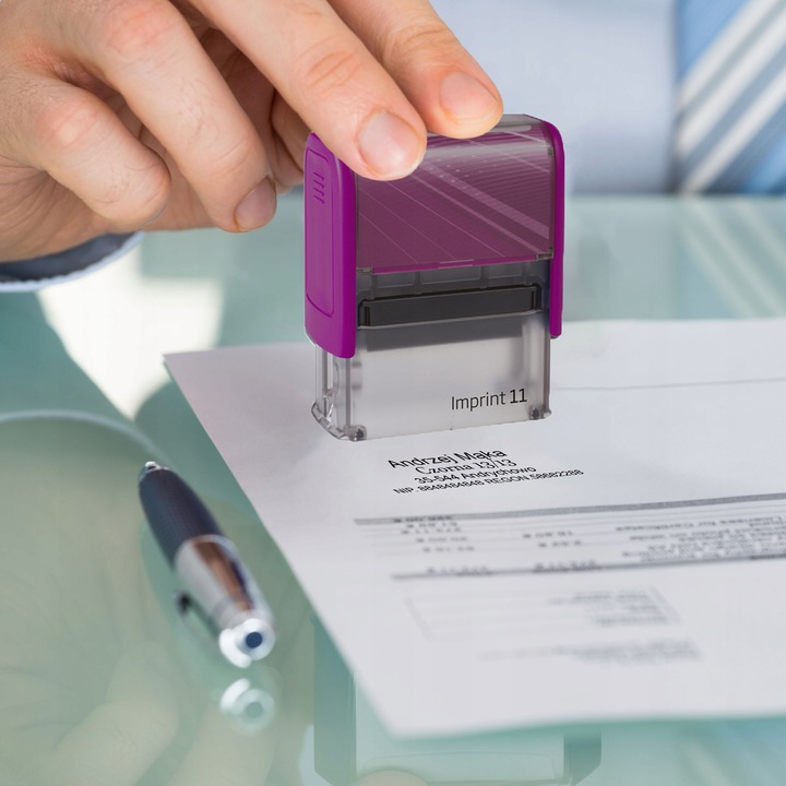 PIECZĄTKA TRODAT 8911 DO 4 LINII FIRMOWA IMIENNA BIUROWA PROJEKT + GUMKA