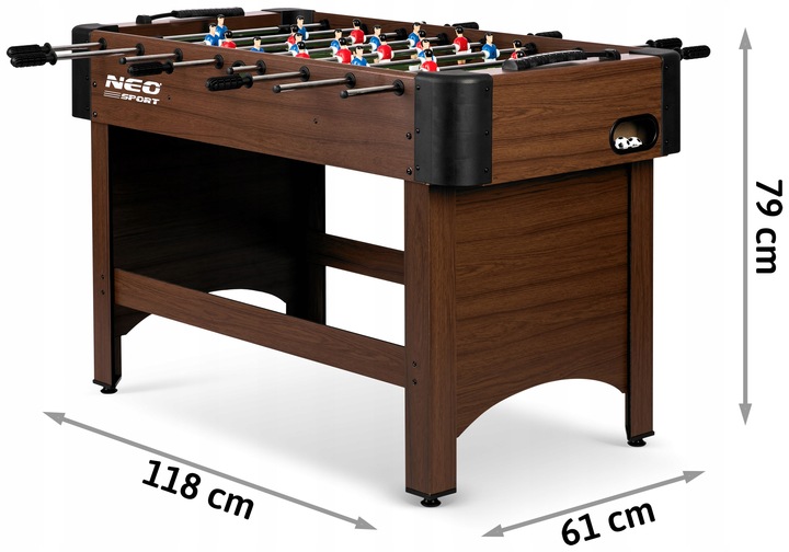 STÓŁ DO PIŁKARZYKÓW PIŁKARZYKI STOŁOWE PREZENT 22 ZAWODNIKÓW NEO-SPORT