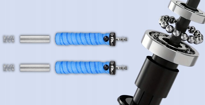 SKAKANKA BOKSERSKA Z OBCIĄŻENIEM OBROTOWYMI GŁOWICAMI REGULOWANA WYTRZYMAŁA