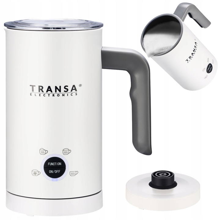 Spieniacz do mleka z PODGRZEWACZEM MilkyWhite 4 TRYBY SPIENIANIA MLEKA