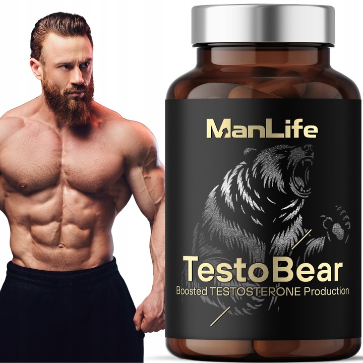 TESTOSTERON tabletki | Naturalny Booster Testosteronu | ManLife TestoBear